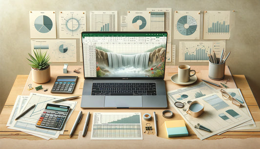 how to build a waterfall chart in excel