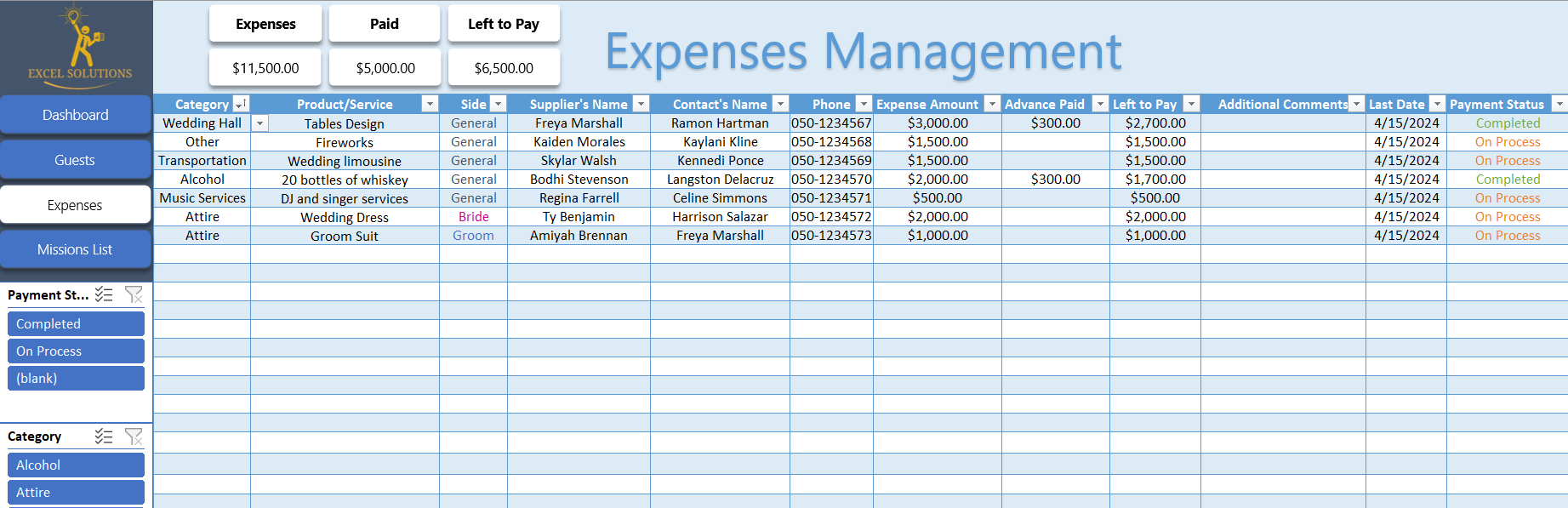 wedding-expenses-excel-spreadsheet-template-management
